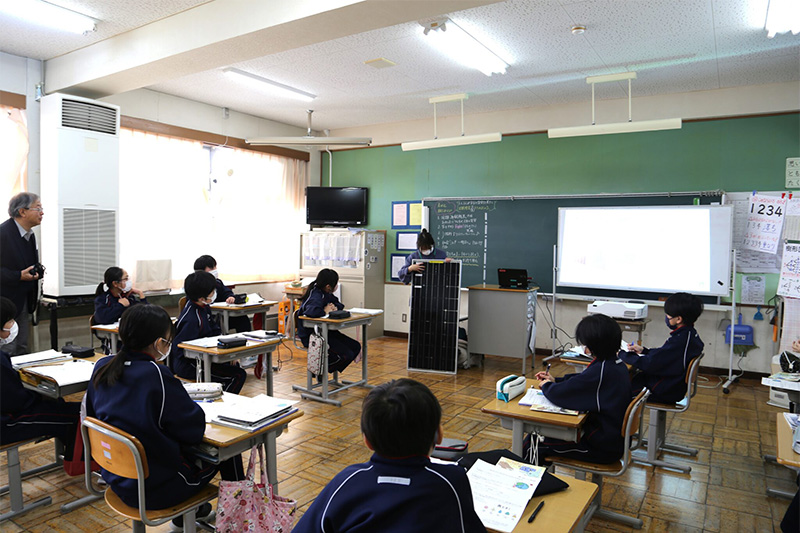 出前授業の風景